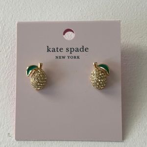NWT Kate Spade Picnic Perfect Lemon Stud Earrings